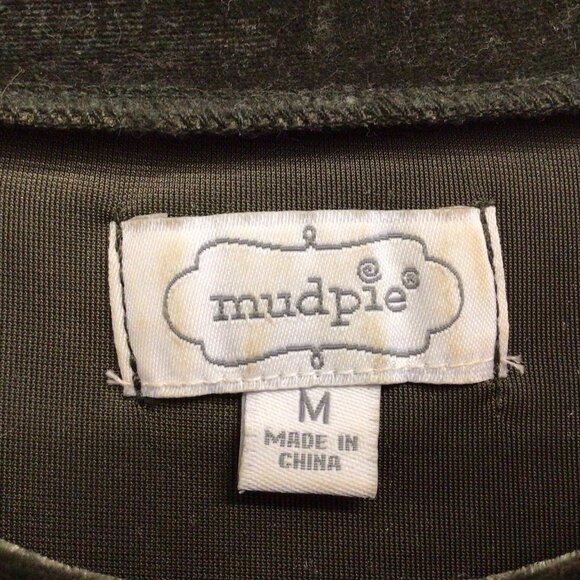 Mudpie Baby Doll Tiered Tank Velvet Top Green Women’s Medium Peasant Boho - Picture 6 of 9